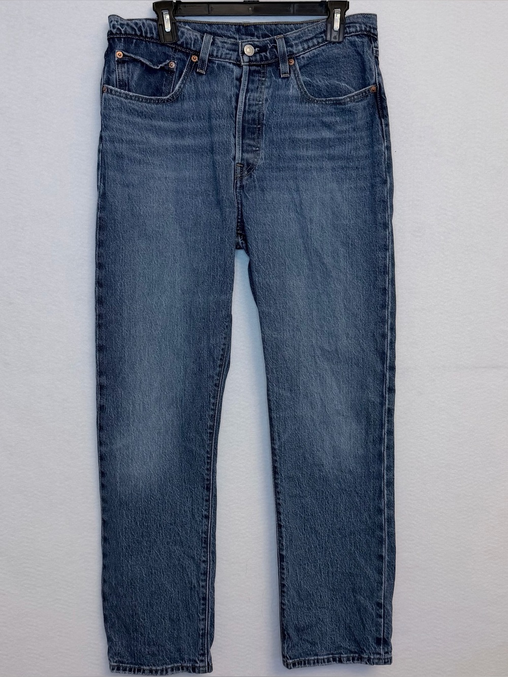 Levi’s 501 Original Fit Jeans Men’s 30x30 Medium Wash Straight Leg Button Fly